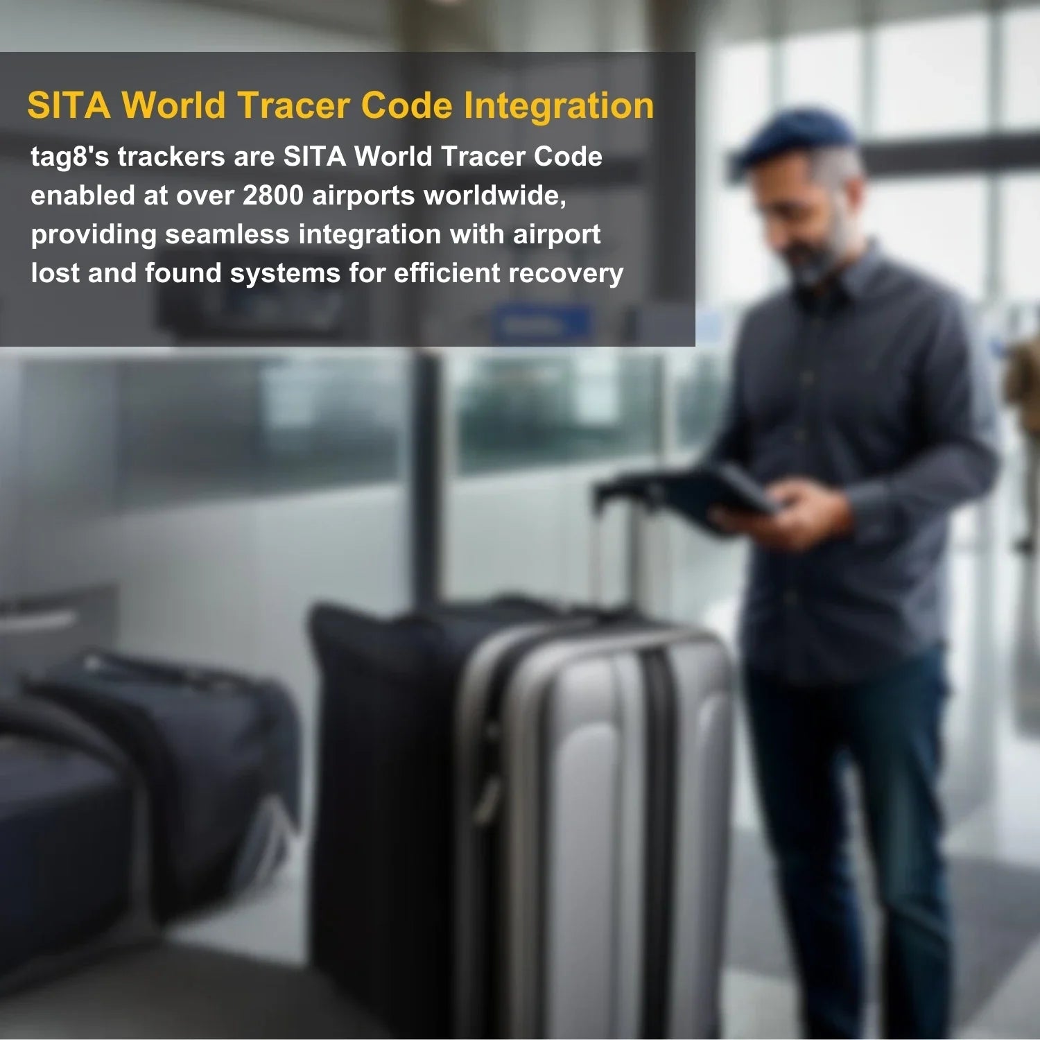 Smart Bag Security Tag - Japan Flag [Pack 2]-4